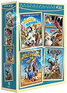 Animation 3D Collection | Alpha and Omega / Animals United / Adventures in Zambezia / Khumba  |   Blu-Ray